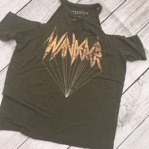 NWOT Aéropostale cold-shoulder shirt